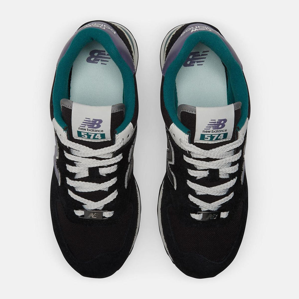 Lifestyle | Men/Women New Balance 574 Black With Blue