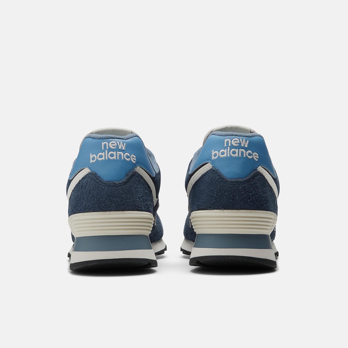 Lifestyle | Men/Women New Balance 574 Navy With Light Blue