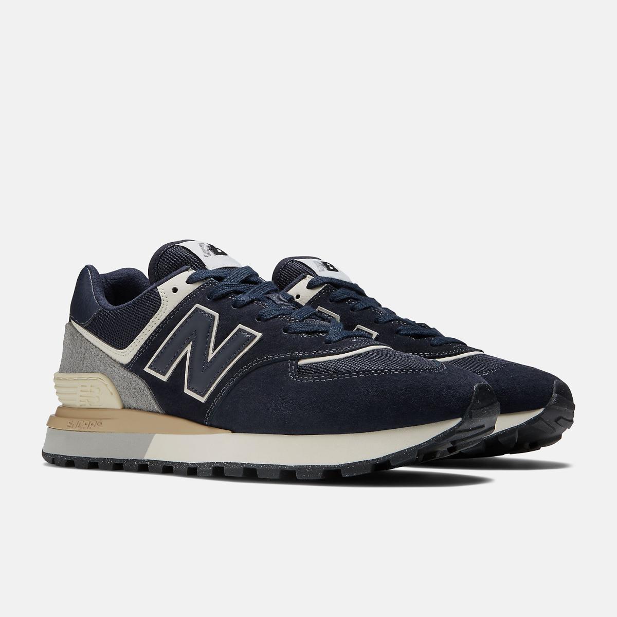 Lifestyle | Men/Women New Balance 574 Navy With White