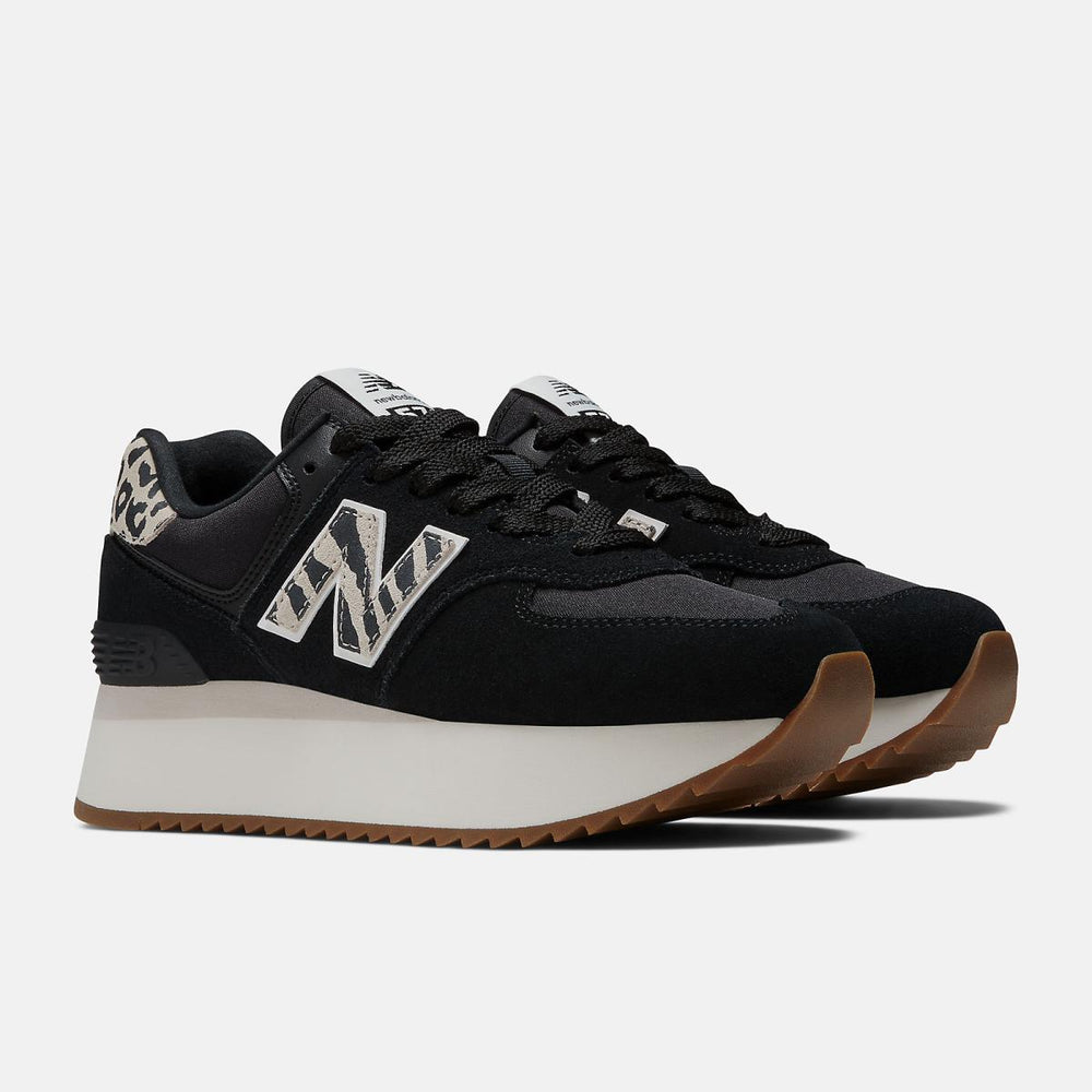 Lifestyle | Women New Balance 574+ Black With Moonbeam And Sea Salt