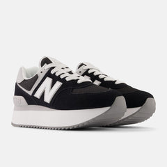 Lifestyle | Women New Balance 574+ Black With Rain Cloud And White
