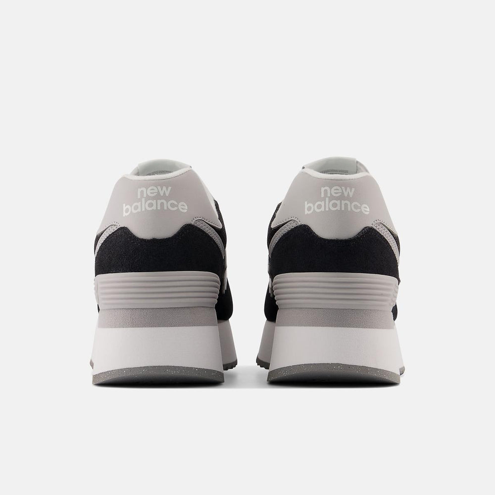 Lifestyle | Women New Balance 574+ Black With Rain Cloud And White