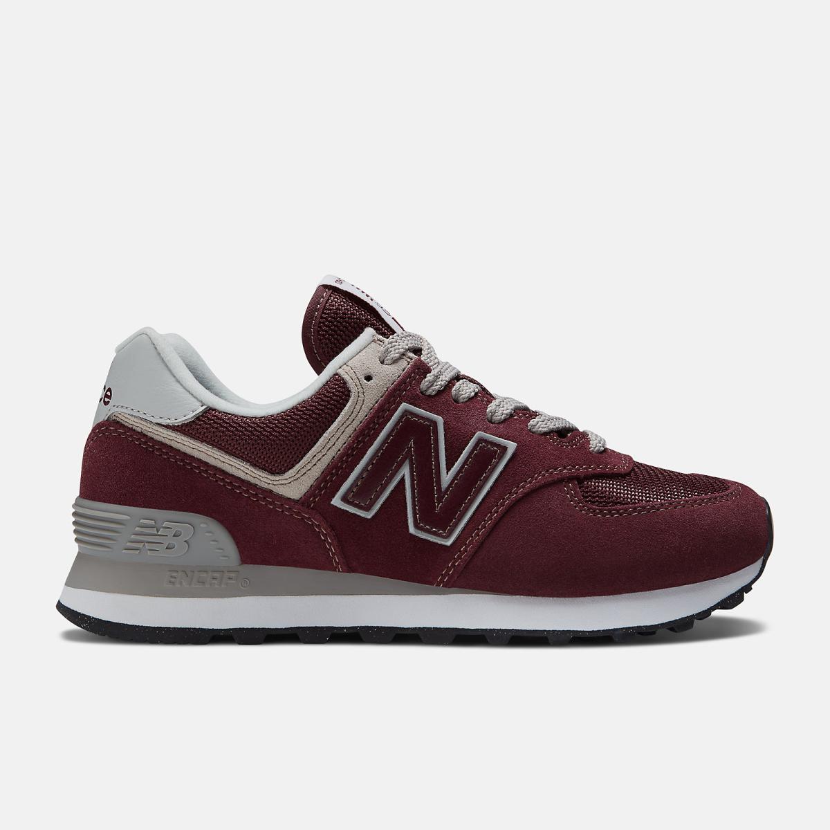 Lifestyle | Women New Balance 574 Core Burgundy With White