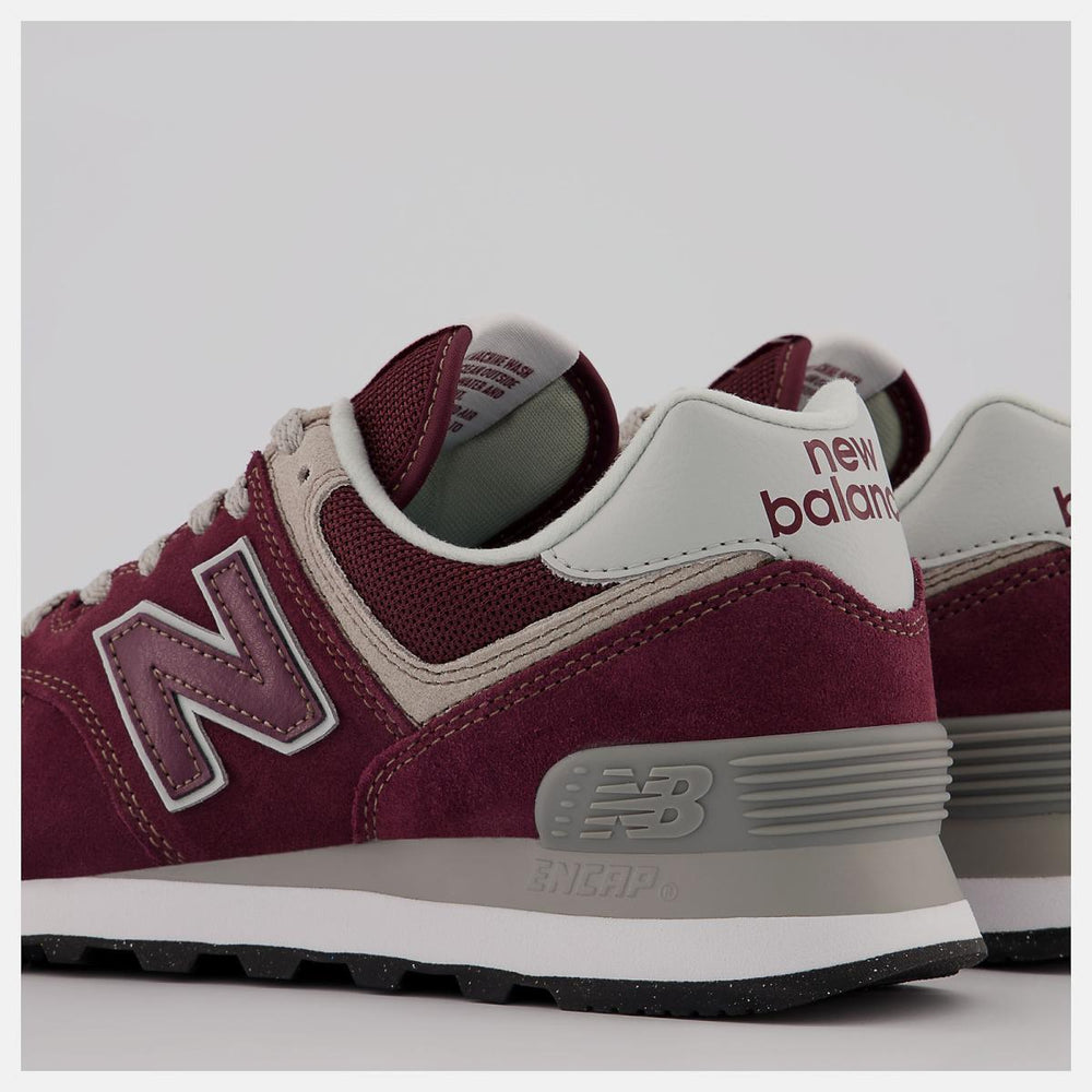 Lifestyle | Women New Balance 574 Core Burgundy With White
