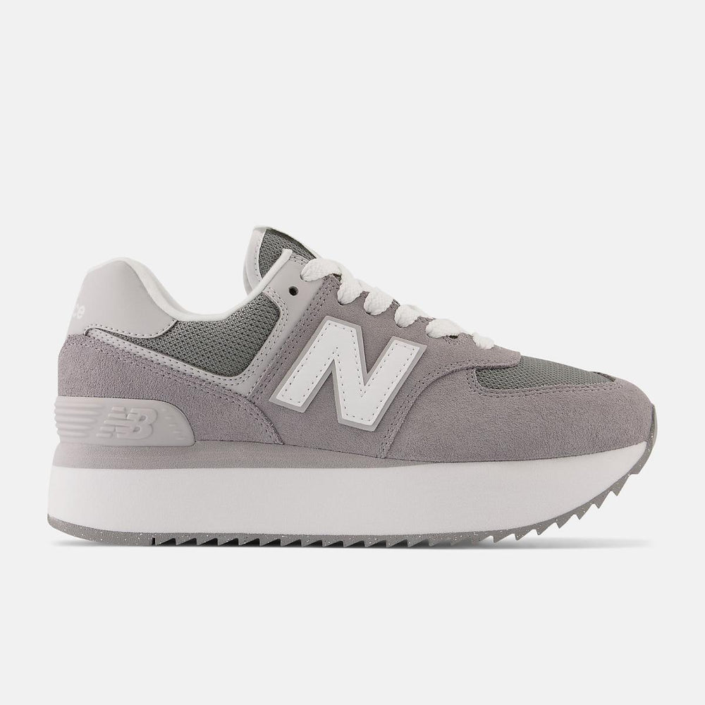 Lifestyle | Women New Balance 574+ Shadow Grey With Rain Cloud And White