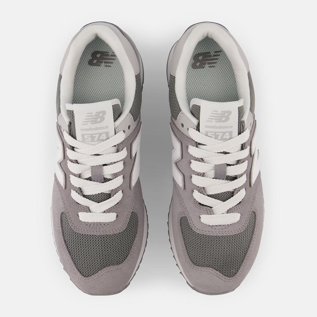 Lifestyle | Women New Balance 574+ Shadow Grey With Rain Cloud And White