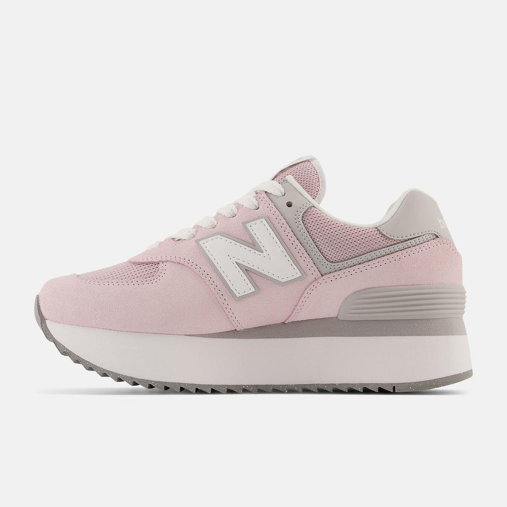 Lifestyle | Women New Balance 574+ Stone Pink With Rain Cloud And White