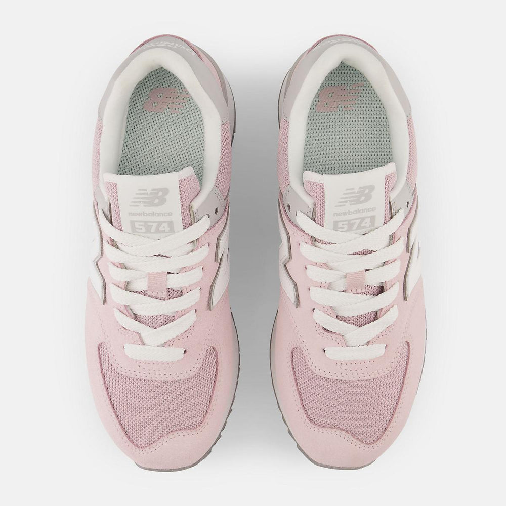 Lifestyle | Women New Balance 574+ Stone Pink With Rain Cloud And White