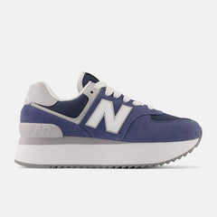 Lifestyle | Women New Balance 574+ Vintage Indigo With Rain Cloud And White