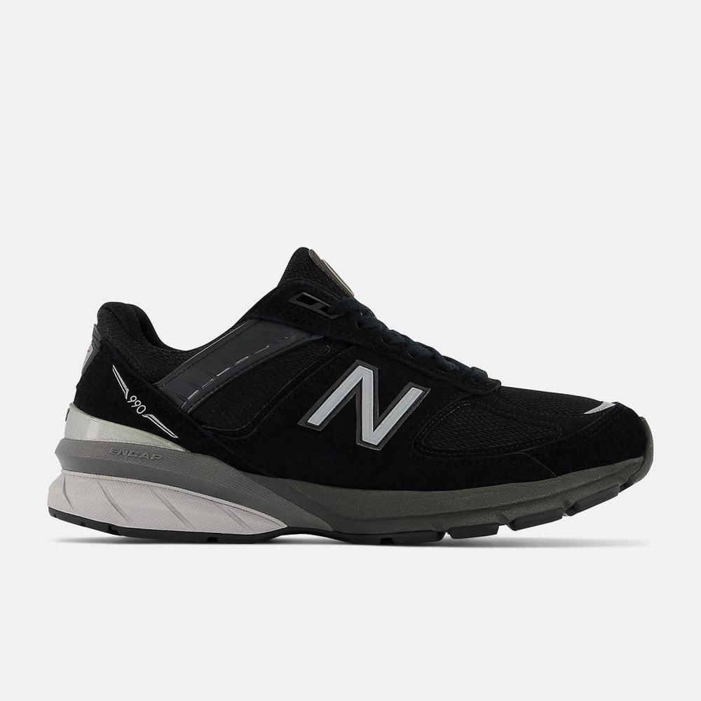 Lifestyle | Women New Balance MADE In USA 990v5 Core Black With Silver