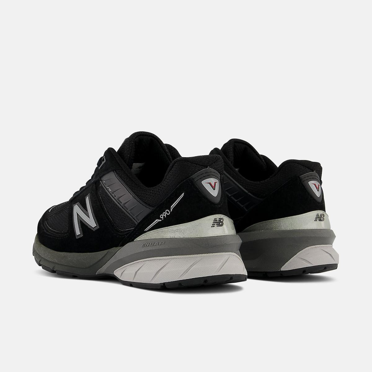 Lifestyle | Women New Balance MADE In USA 990v5 Core Black With Silver