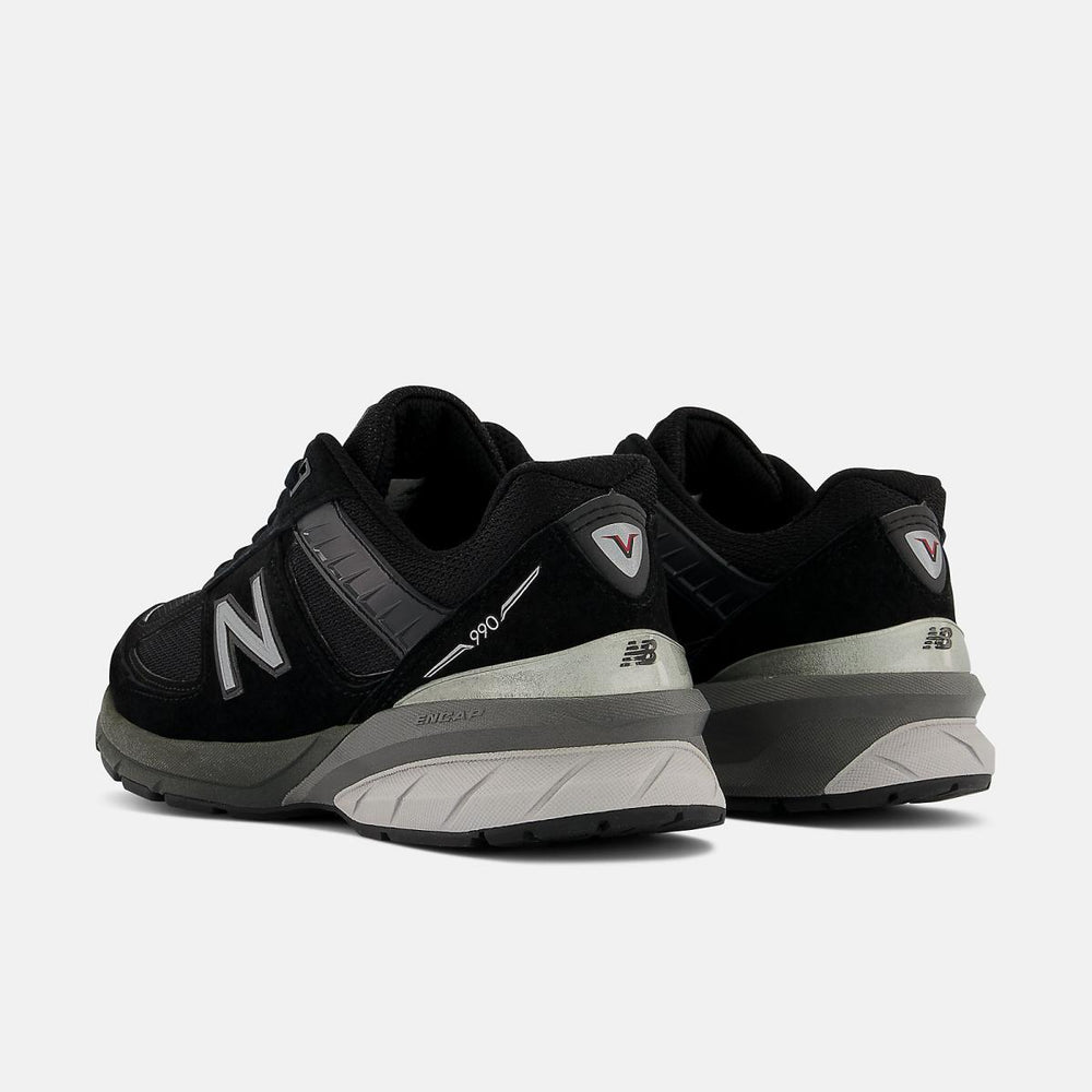 Lifestyle | Women New Balance MADE In USA 990v5 Core Black With Silver
