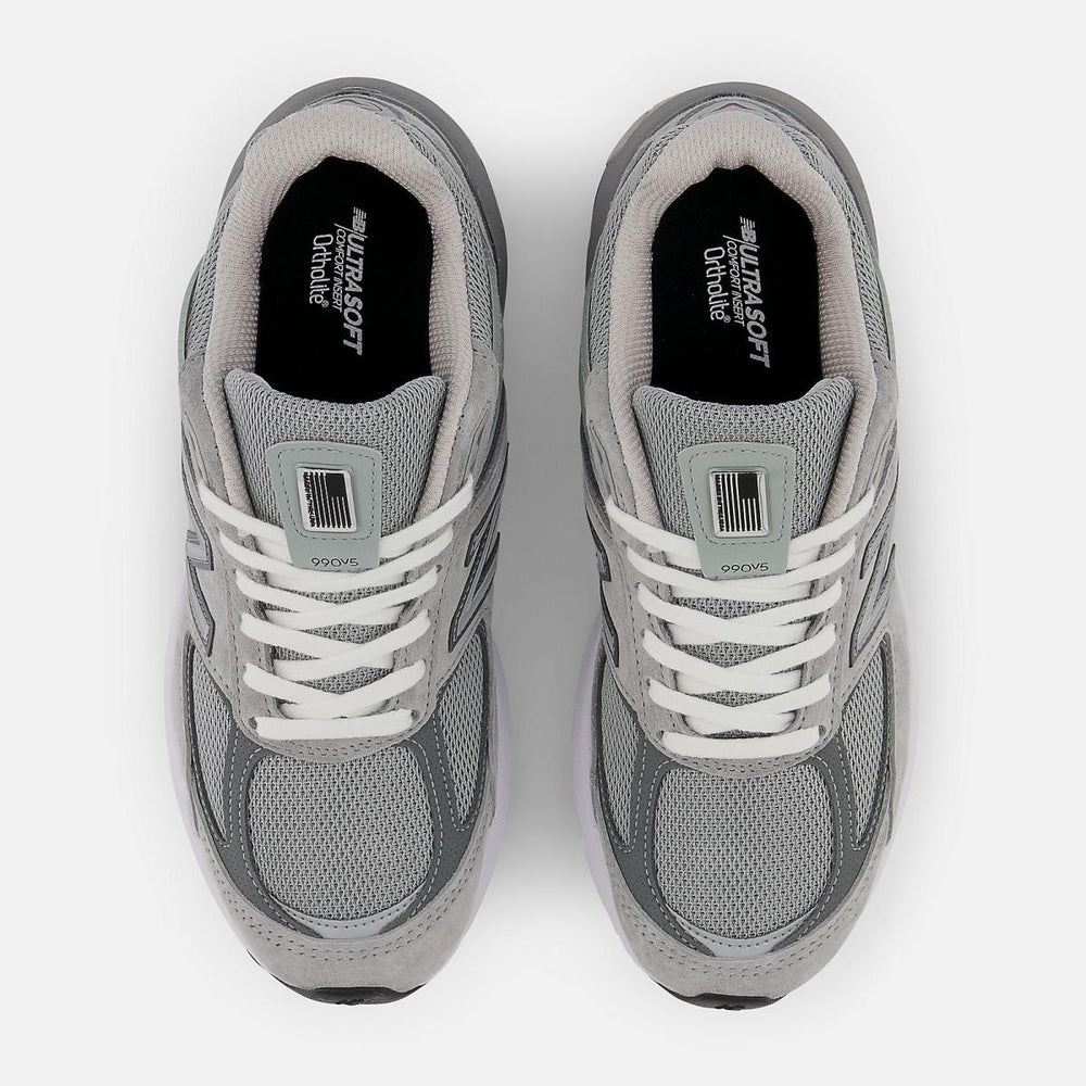 Lifestyle | Women New Balance MADE In USA 990v5 Core Grey With Castlerock