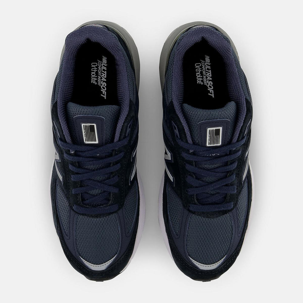 Lifestyle | Women New Balance MADE In USA 990v5 Core Navy With Silver
