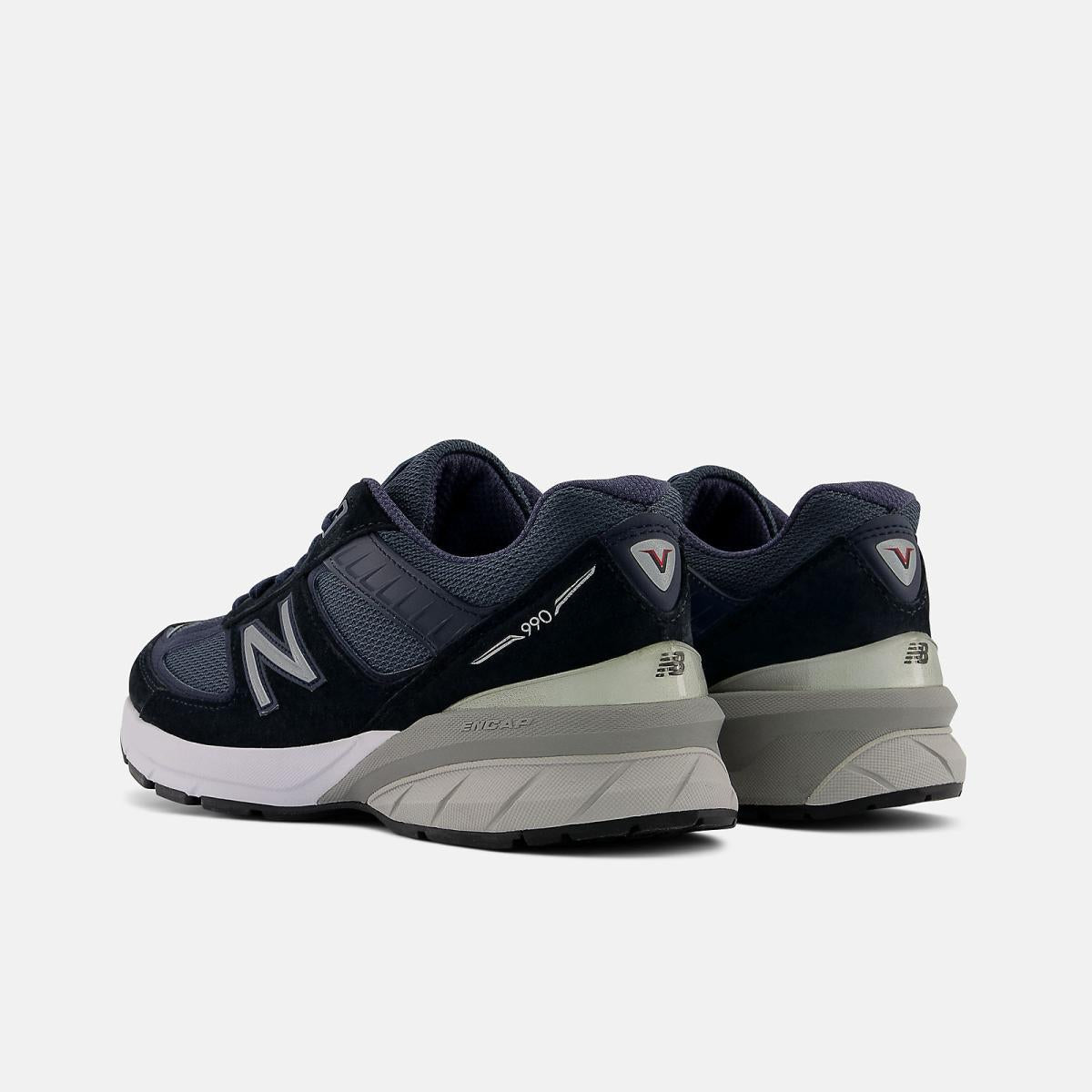 Lifestyle | Women New Balance MADE In USA 990v5 Core Navy With Silver