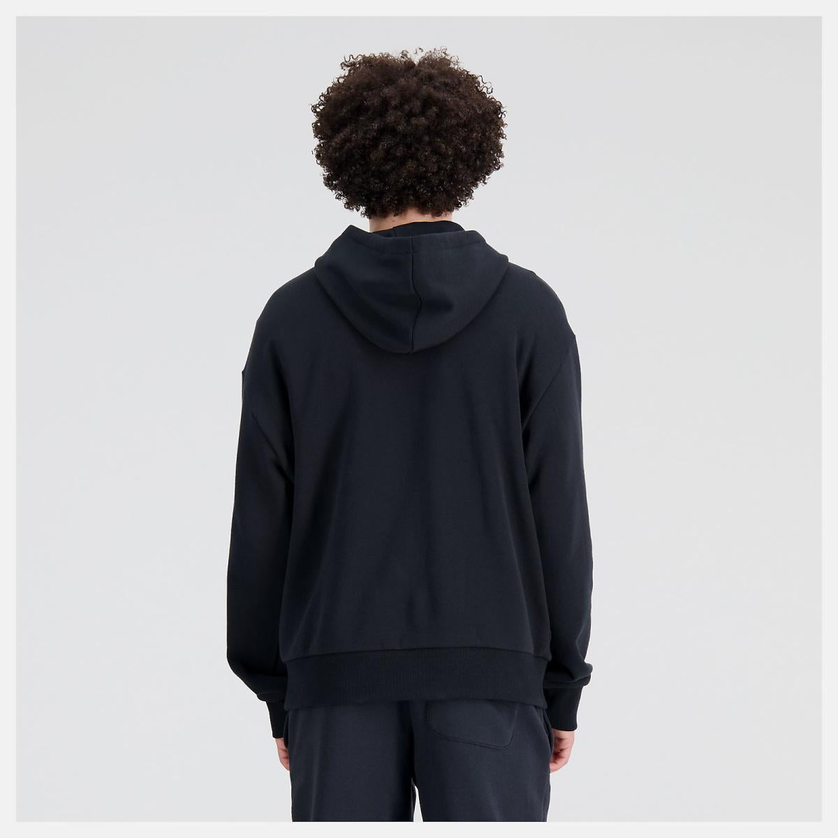 Matching Sets | Men/Women New Balance Uni-ssentials Warped Classics French Terry Hoodie Black