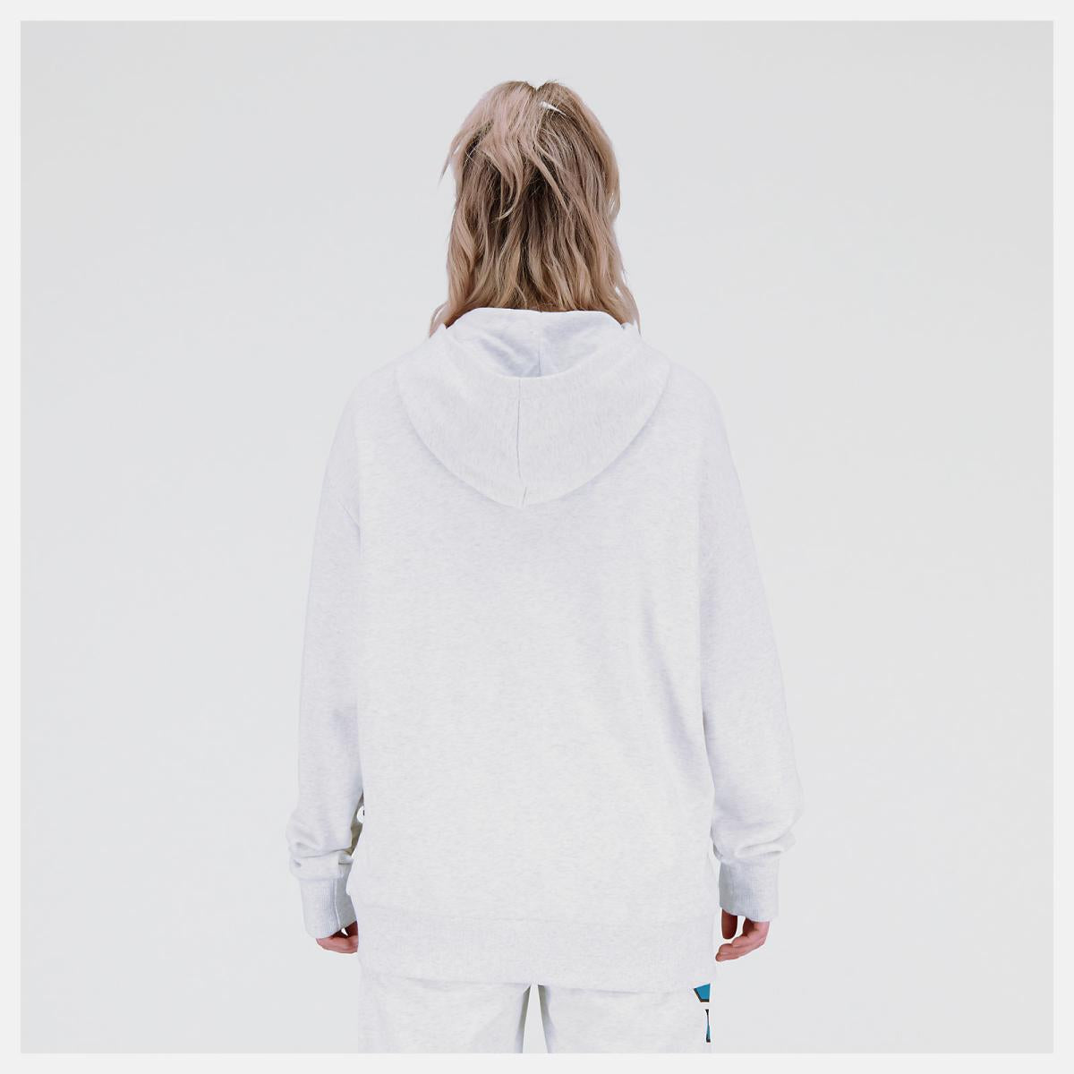 Matching Sets | Men/Women New Balance Uni-ssentials Warped Classics French Terry Hoodie Sea Salt Heather