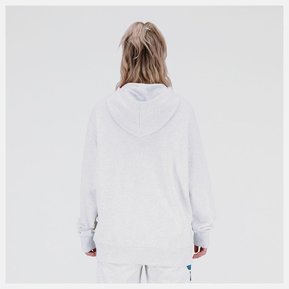 Matching Sets | Men/Women New Balance Uni-ssentials Warped Classics French Terry Hoodie Sea Salt Heather