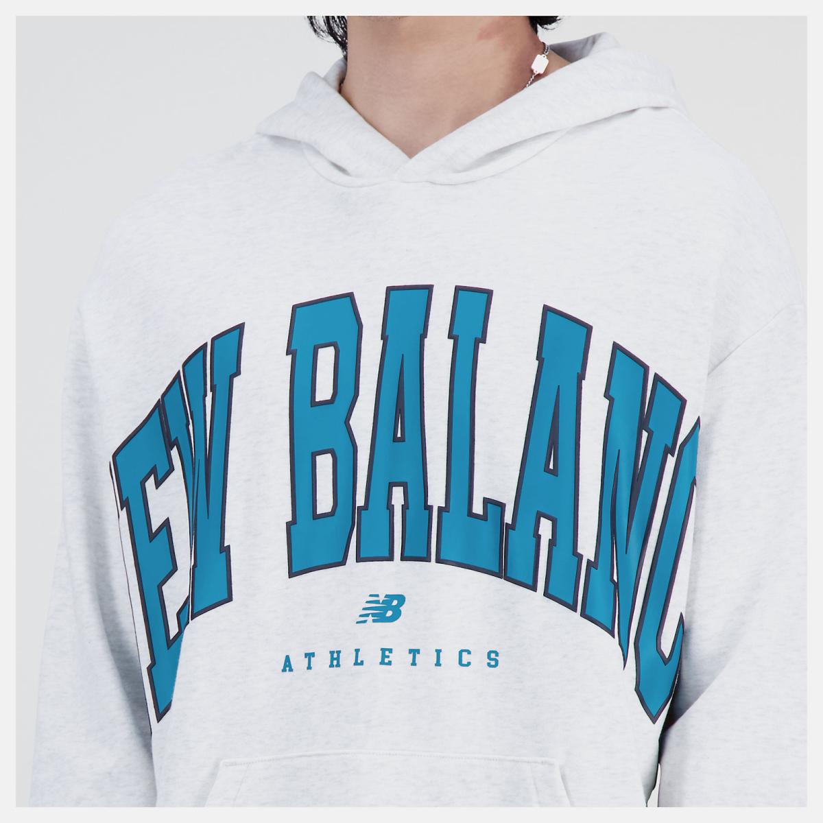 Matching Sets | Men/Women New Balance Uni-ssentials Warped Classics French Terry Hoodie Sea Salt Heather