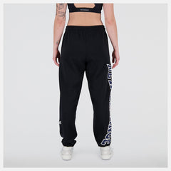 Matching Sets | Men/Women New Balance Uni-ssentials Warped Classics French Terry Sweatpant Black
