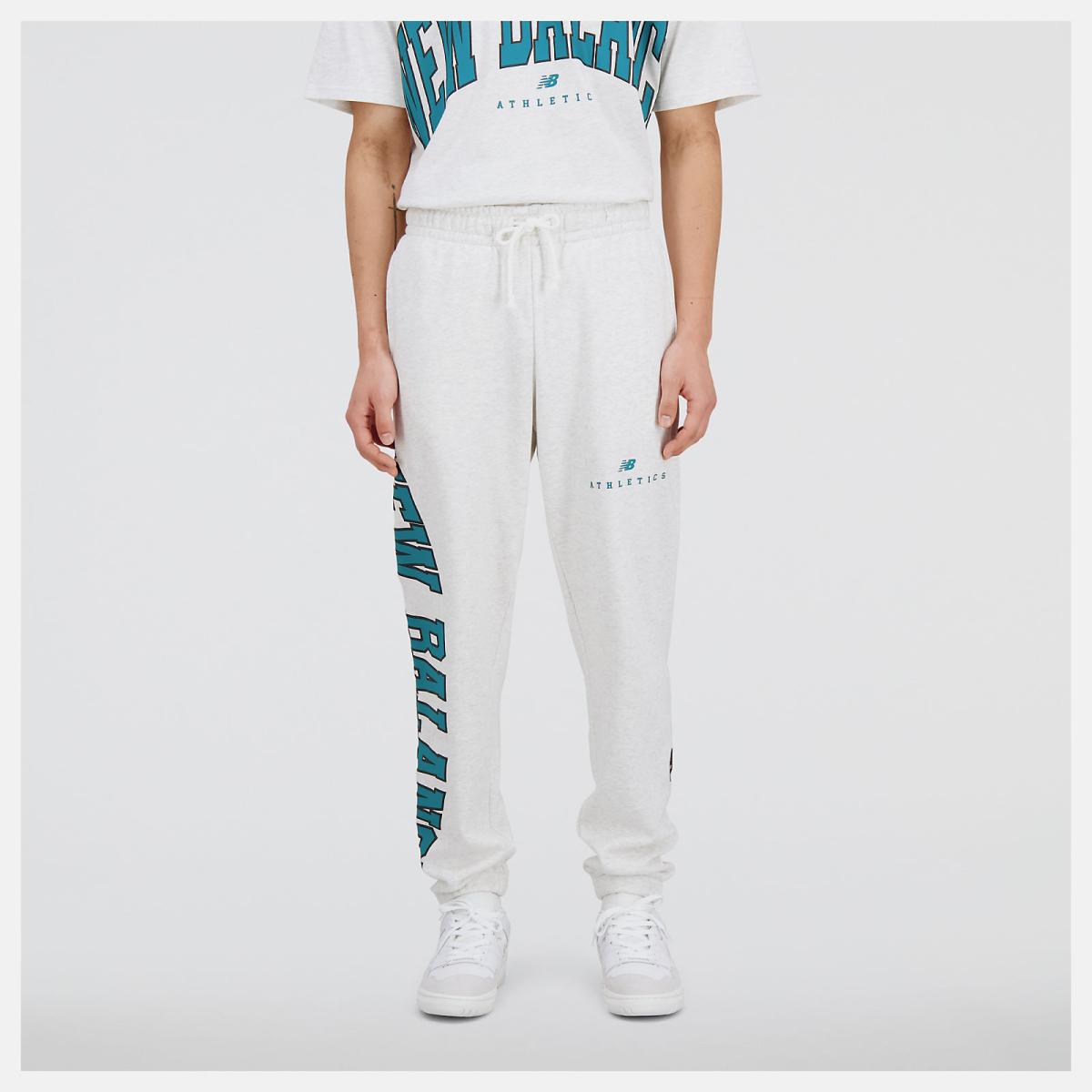 Matching Sets | Men/Women New Balance Uni-ssentials Warped Classics French Terry Sweatpant Sea Salt Heather