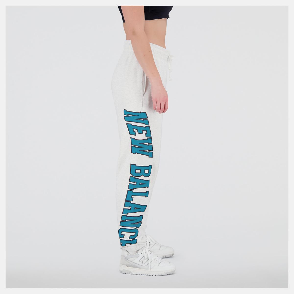 Matching Sets | Men/Women New Balance Uni-ssentials Warped Classics French Terry Sweatpant Sea Salt Heather