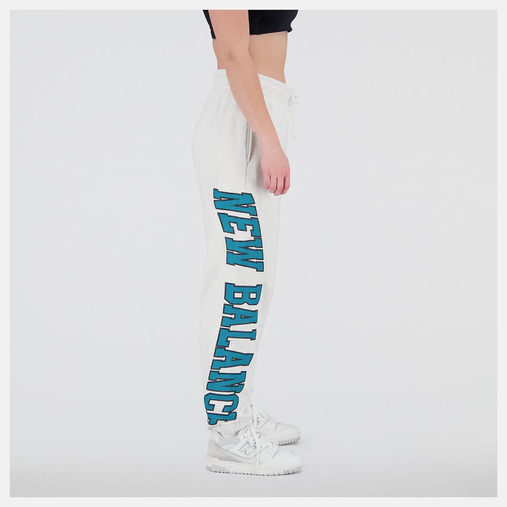 Matching Sets | Men/Women New Balance Uni-ssentials Warped Classics French Terry Sweatpant Sea Salt Heather