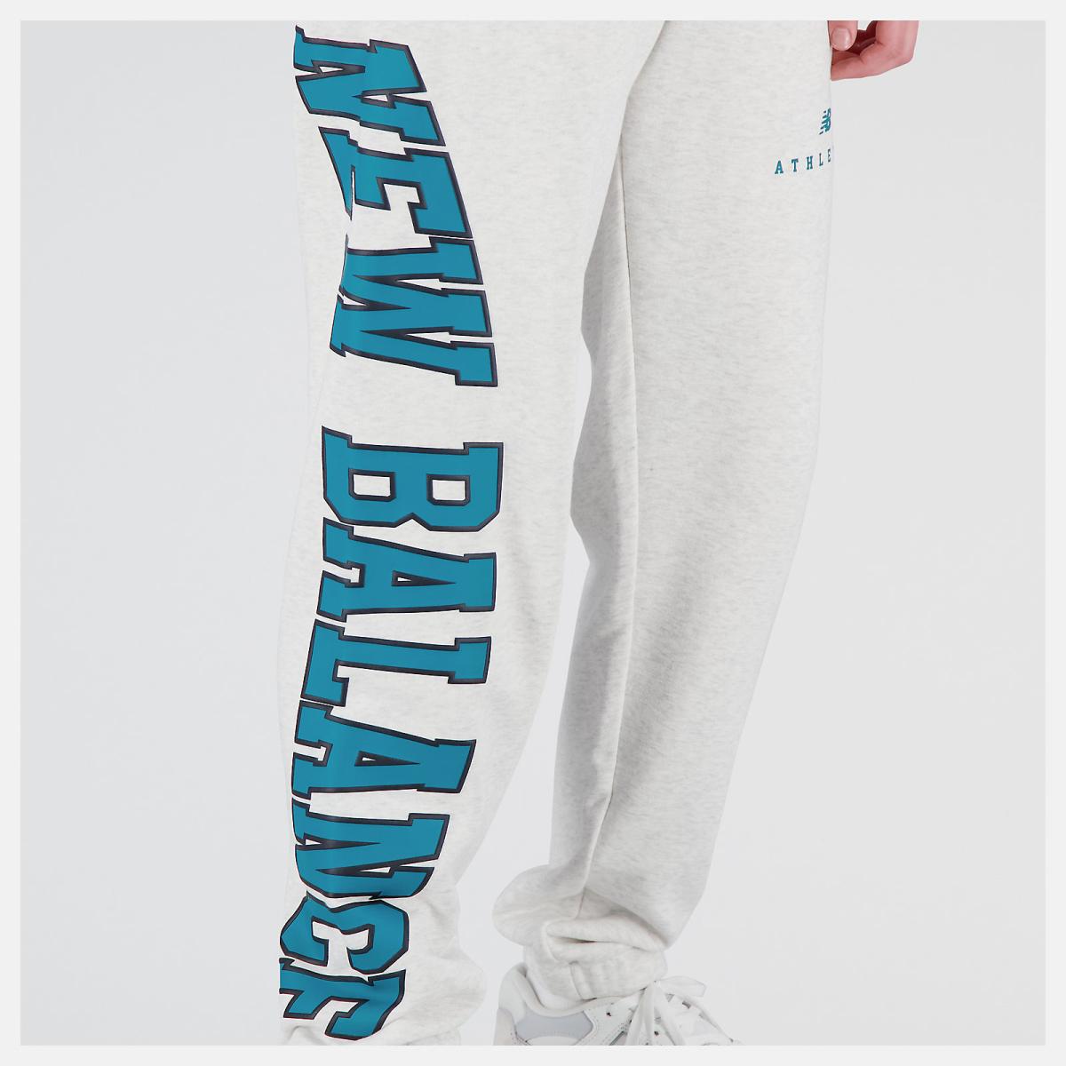 Matching Sets | Men/Women New Balance Uni-ssentials Warped Classics French Terry Sweatpant Sea Salt Heather