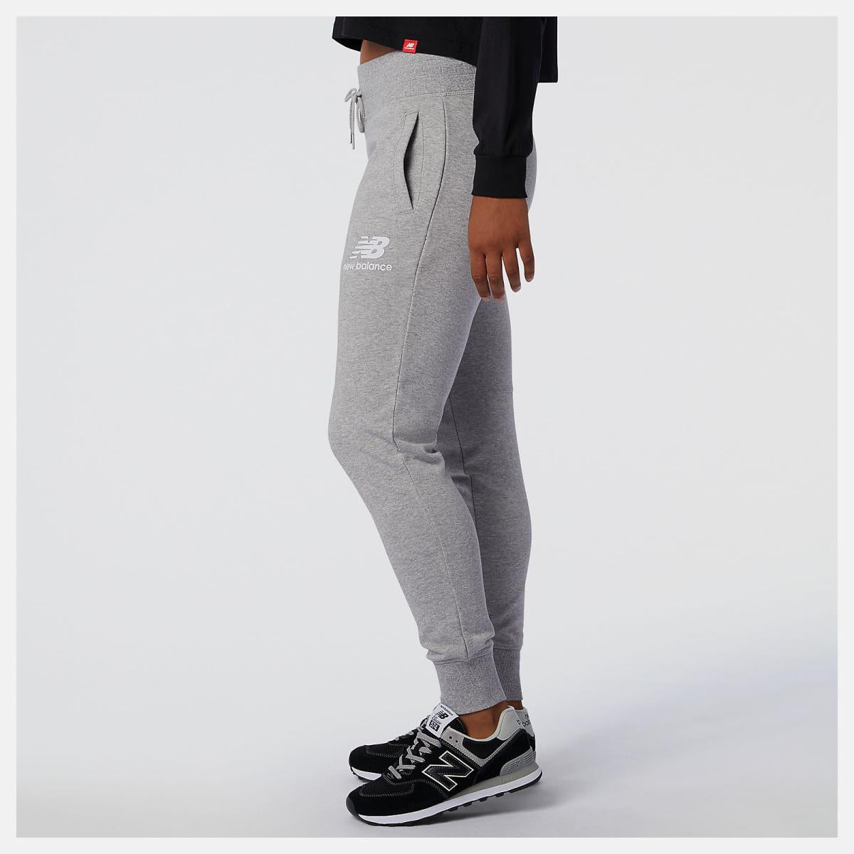 Pants &amp; Leggings | Women New Balance NB Essentials French Terry Sweatpant Athletic Grey