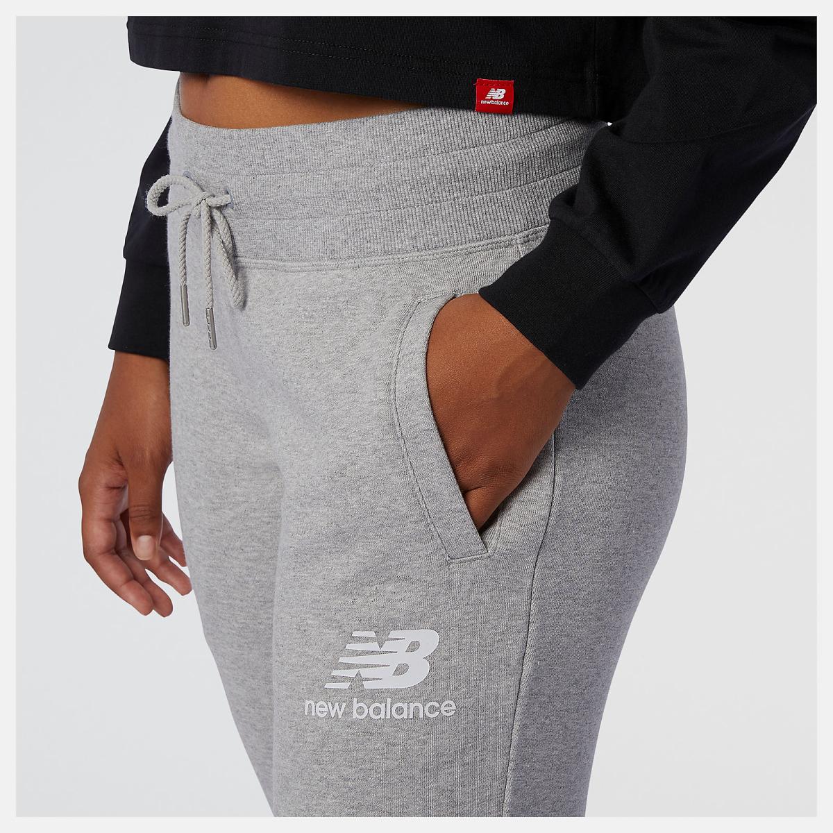 Pants &amp; Leggings | Women New Balance NB Essentials French Terry Sweatpant Athletic Grey