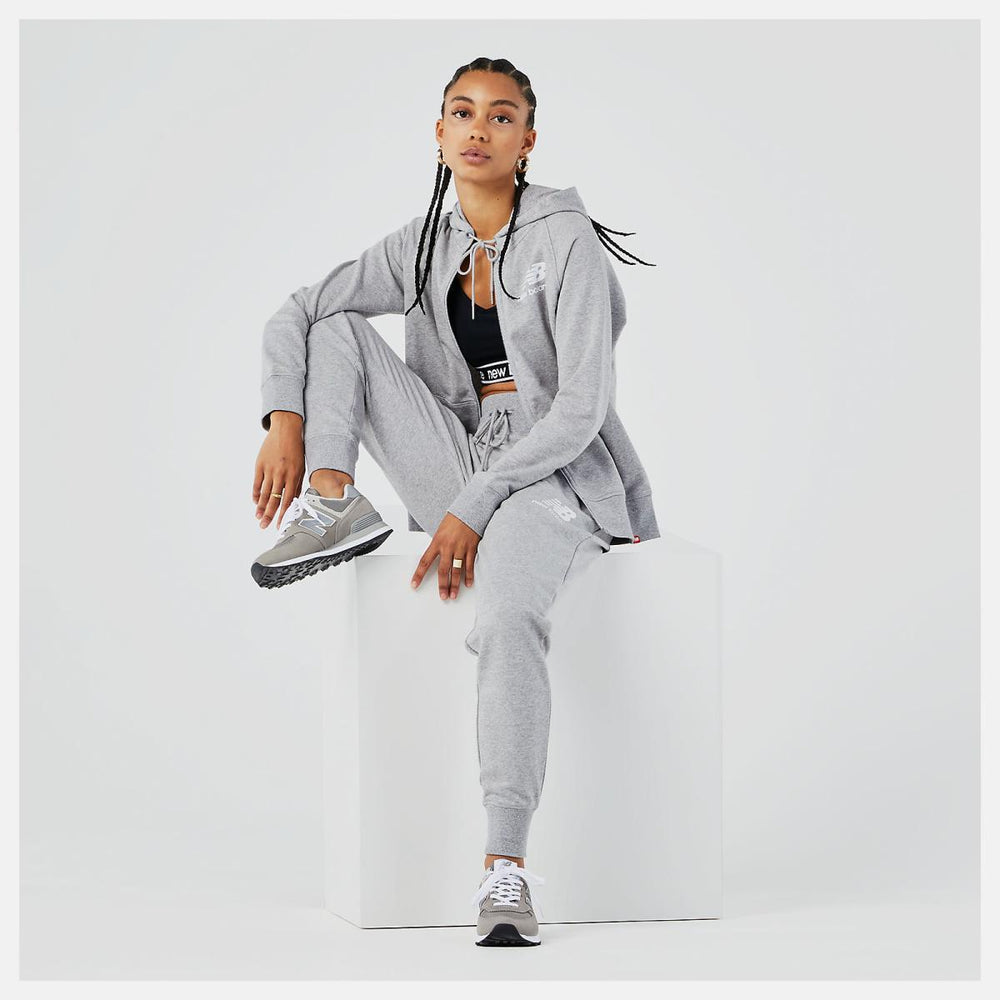 Pants &amp; Leggings | Women New Balance NB Essentials French Terry Sweatpant Athletic Grey
