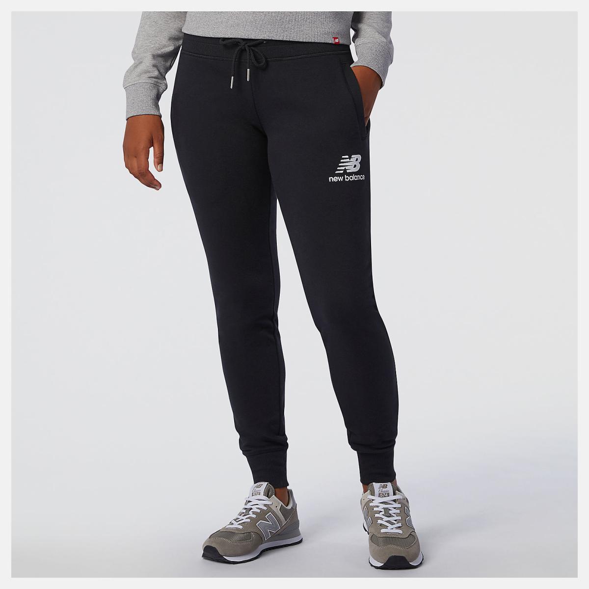 Pants &amp; Leggings | Women New Balance NB Essentials French Terry Sweatpant Black