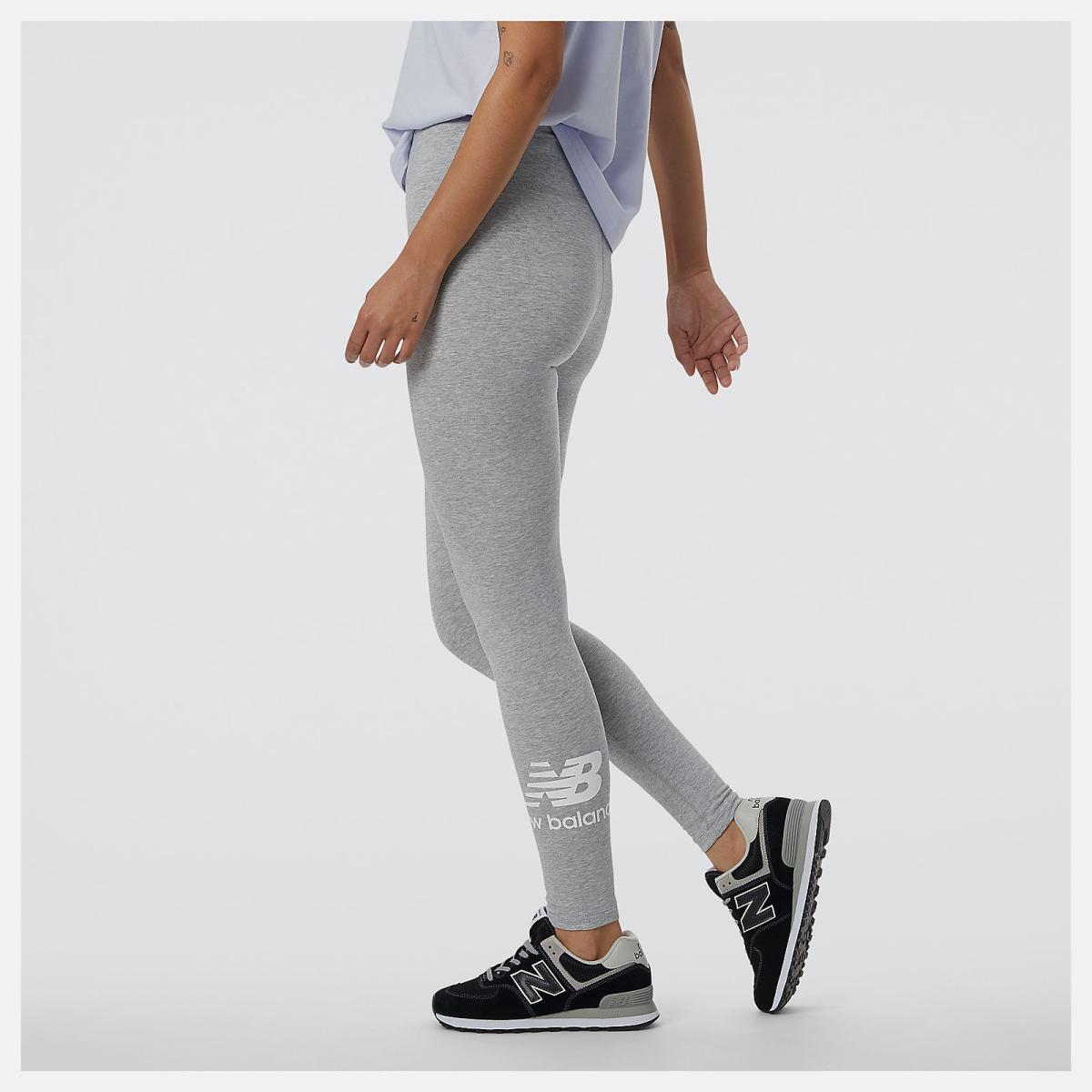 Pants &amp; Leggings | Women New Balance NB Essentials Stacked Legging Athletic Grey