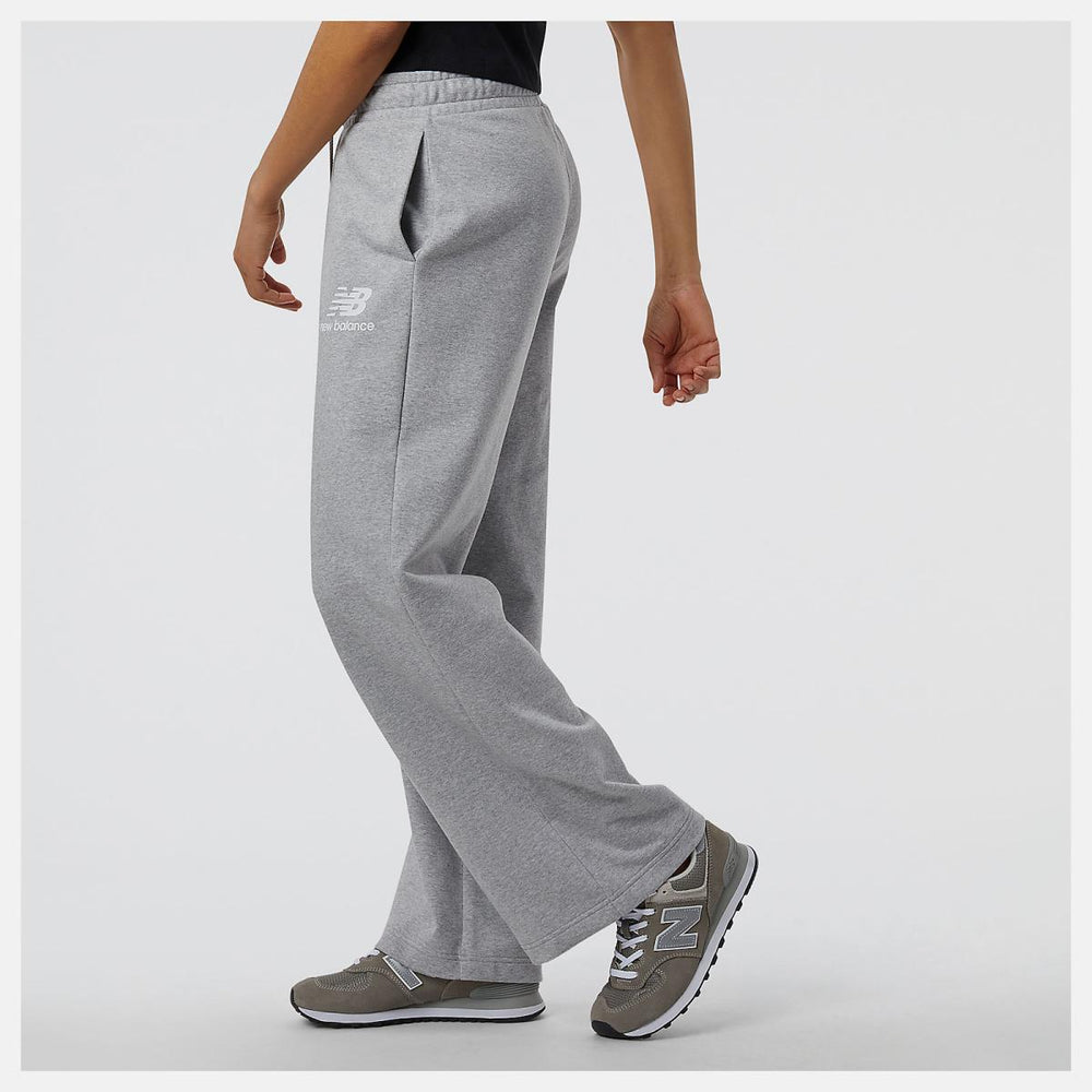 Pants &amp; Leggings | Women New Balance NB Essentials Wide Legged Sweatpant Athletic Grey