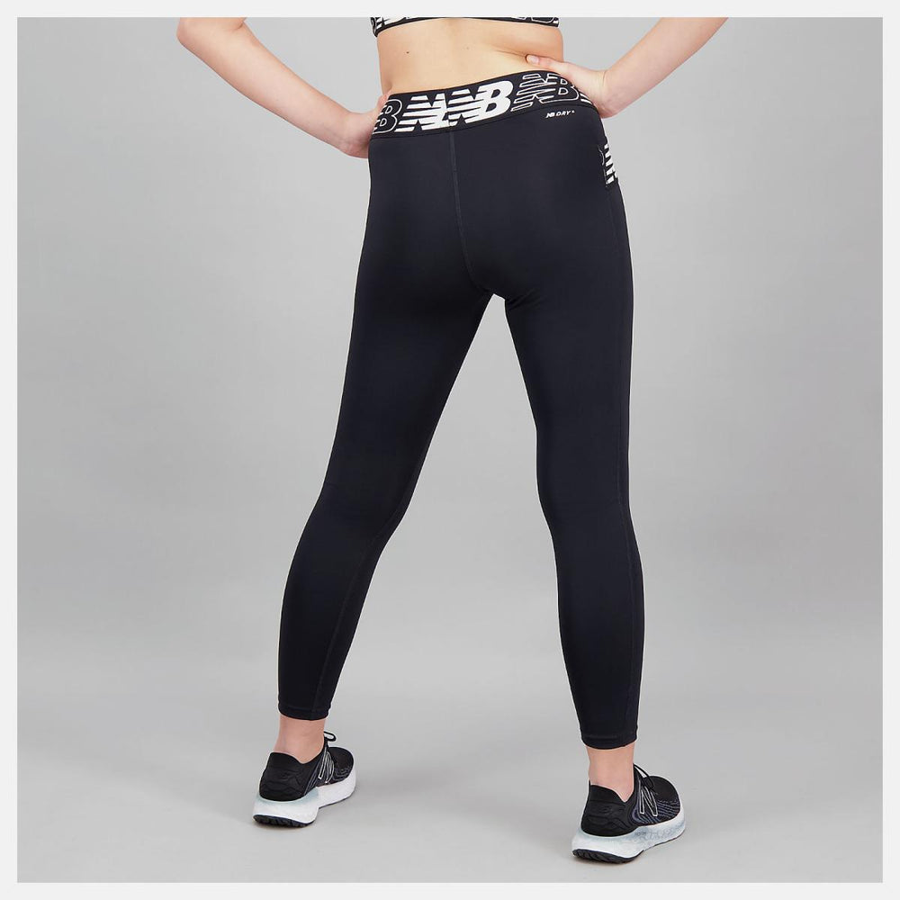 Pants &amp; Leggings | Women New Balance Relentless Crossover High Rise 7/8 Tight Black