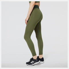 Pants &amp; Leggings | Women New Balance Relentless Crossover High Rise 7/8 Tight Deep Olive Green