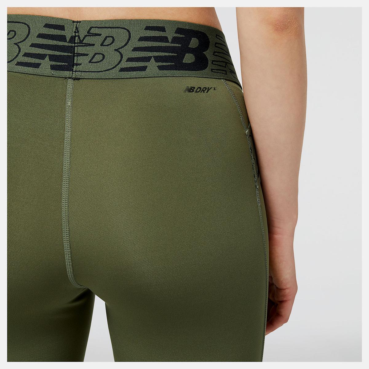 Pants &amp; Leggings | Women New Balance Relentless Crossover High Rise 7/8 Tight Deep Olive Green