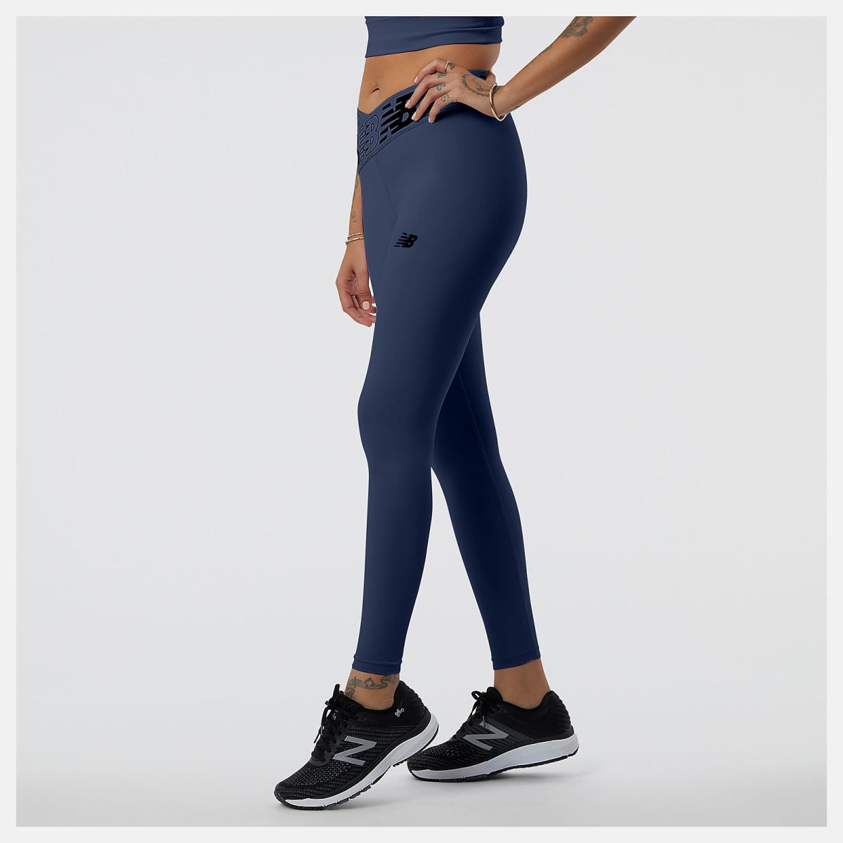 Pants &amp; Leggings | Women New Balance Relentless Crossover High Rise 7/8 Tight Natural Indigo