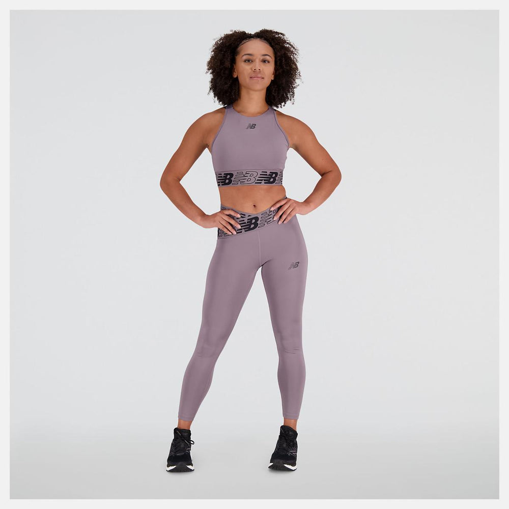 Pants &amp; Leggings | Women New Balance Relentless Crossover High Rise 7/8 Tight Zinc