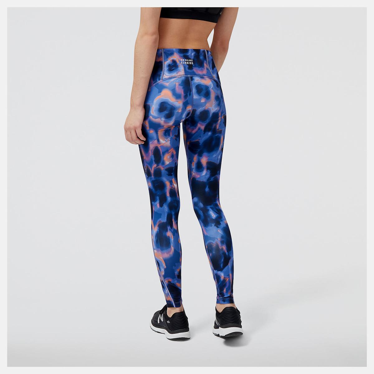 Pants &amp; Leggings | Women New Balance Run For Life Printed Impact Run Tight Night Sky