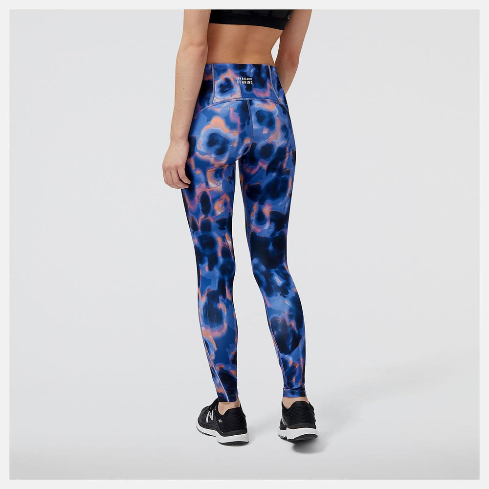 Pants &amp; Leggings | Women New Balance Run For Life Printed Impact Run Tight Night Sky