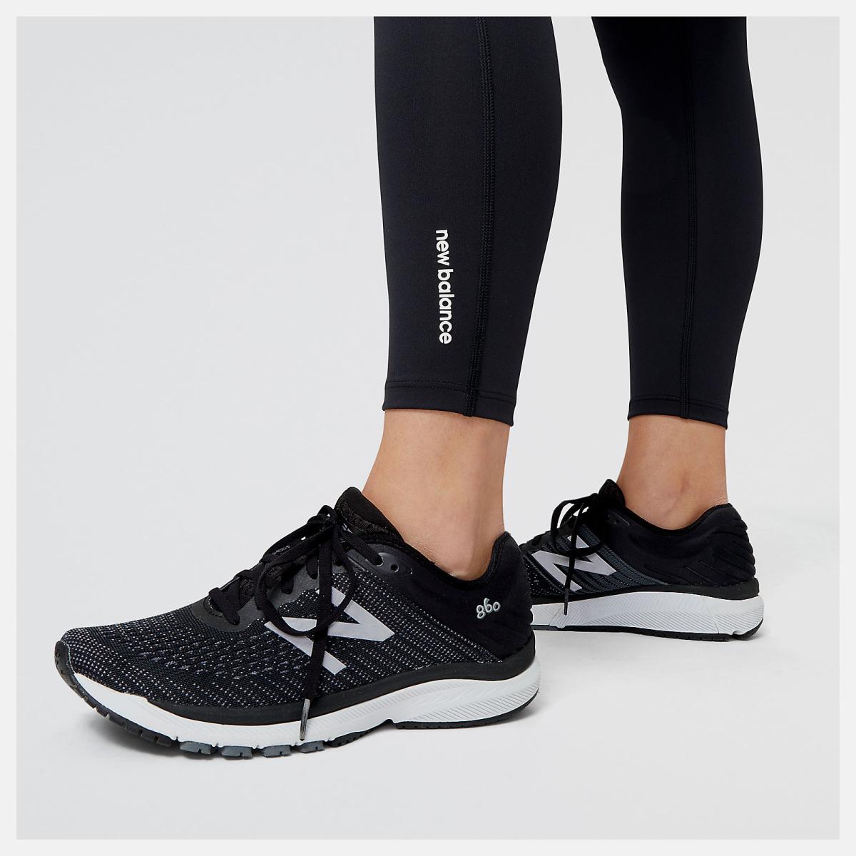 Pants &amp; Leggings | Women New Balance Shape Shield 7/8 High Rise Pocket Tight Neon Dragonfly