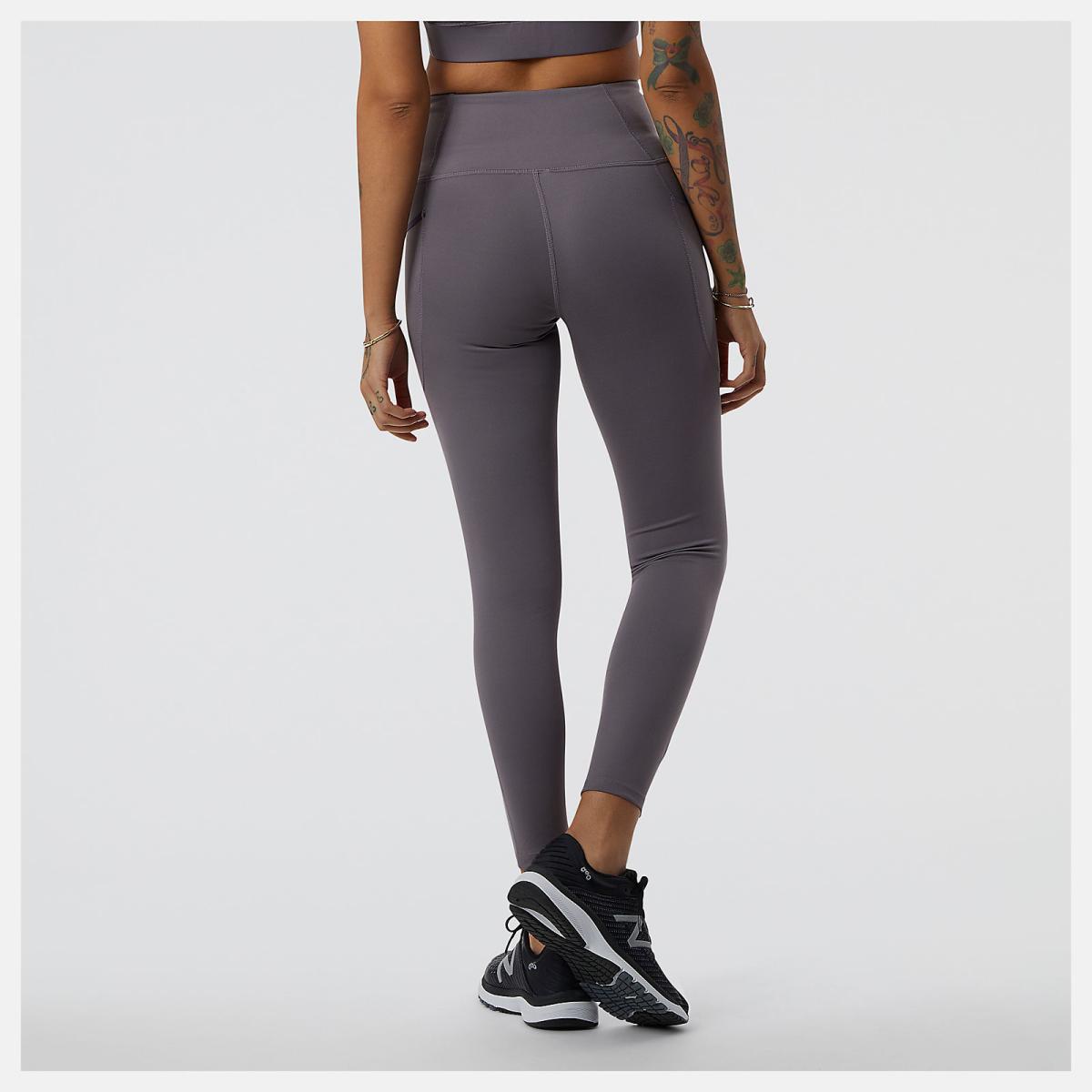 Pants &amp; Leggings | Women New Balance Shape Shield 7/8 High Rise Pocket Tight Zinc