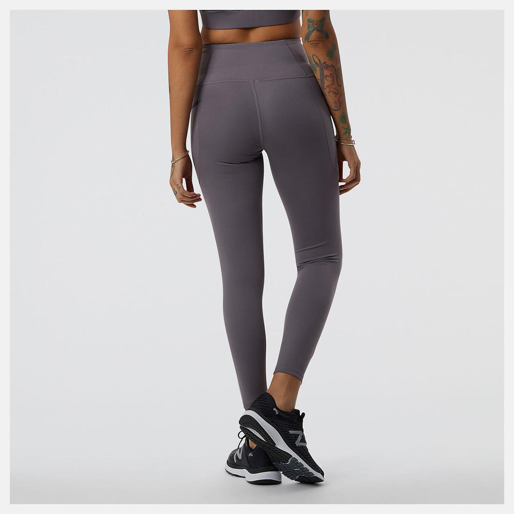 Pants &amp; Leggings | Women New Balance Shape Shield 7/8 High Rise Pocket Tight Zinc