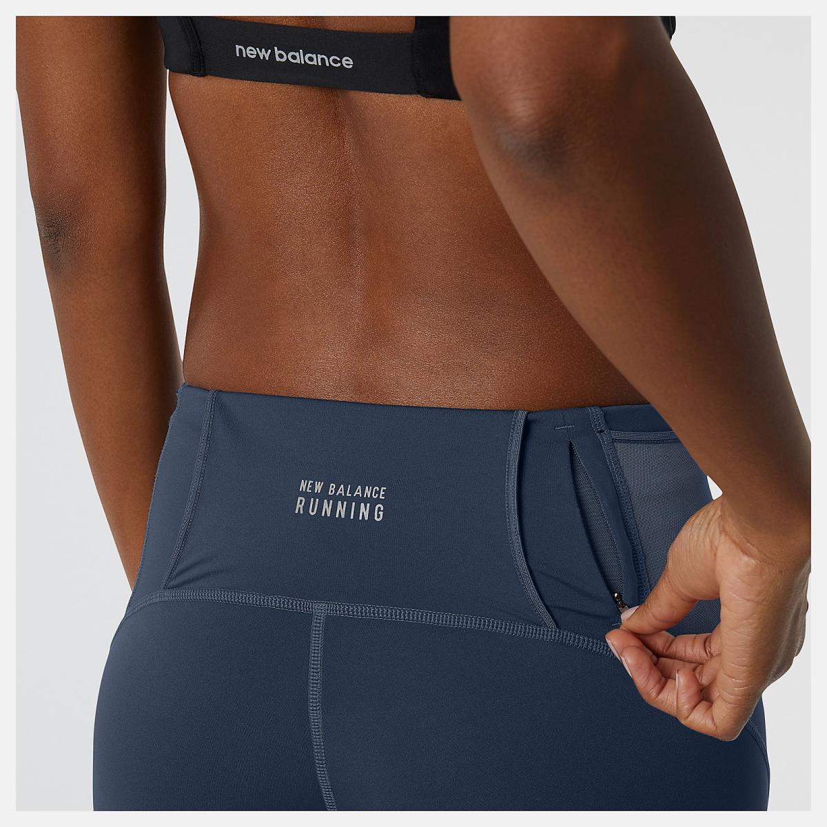 Pants &amp; Leggings | Women New Balance United Airlines NYC Half Impact Run Tight Natural Indigo