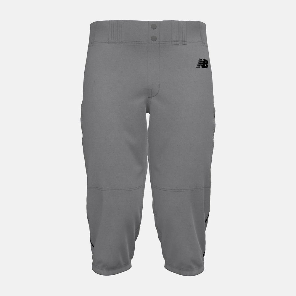Pants | Men New Balance Adversary 2 Baseball Piped Knicker Athletic Grey With Black