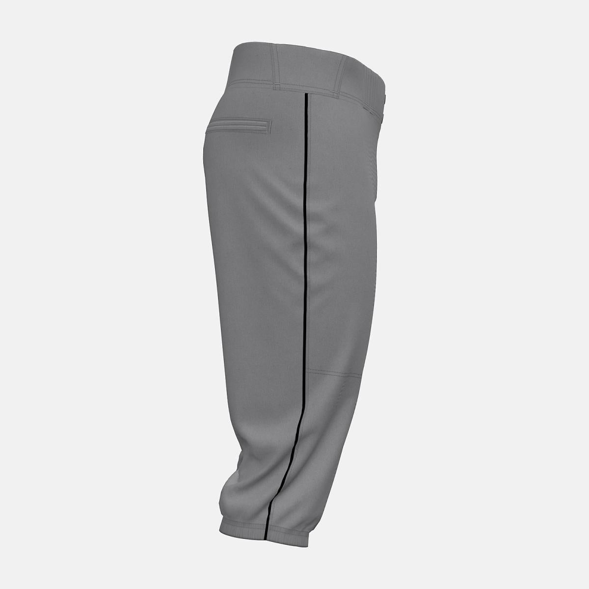 Pants | Men New Balance Adversary 2 Baseball Piped Knicker Athletic Grey With Black