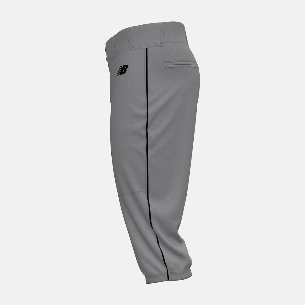 Pants | Men New Balance Adversary 2 Baseball Piped Knicker Athletic Grey With Black