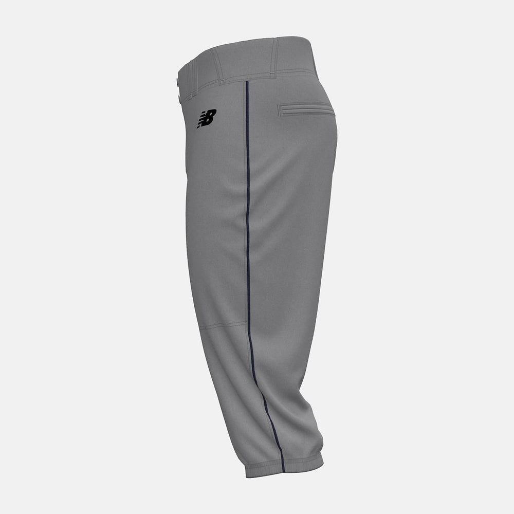 Pants | Men New Balance Adversary 2 Baseball Piped Knicker Athletic Grey With Navy