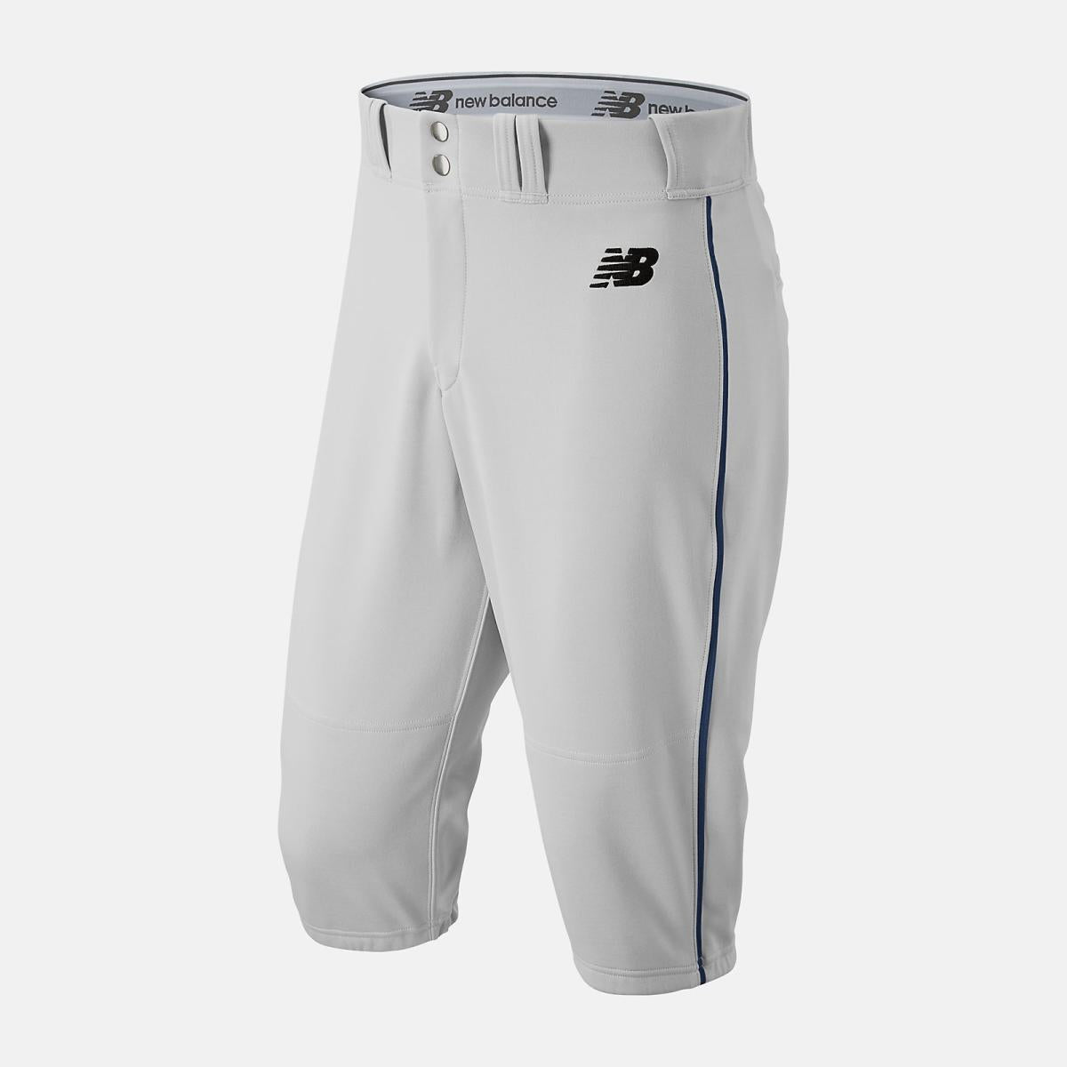 Pants | Men New Balance Adversary 2 Baseball Piped Knicker Athletic White With Navy